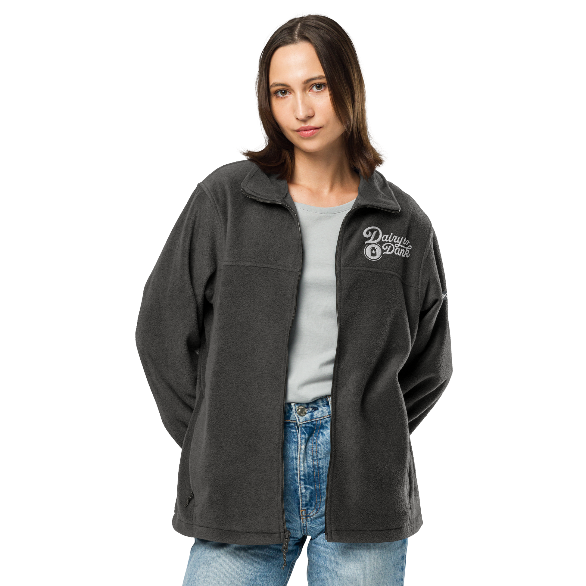 D2D Unisex Columbia fleece jacket
