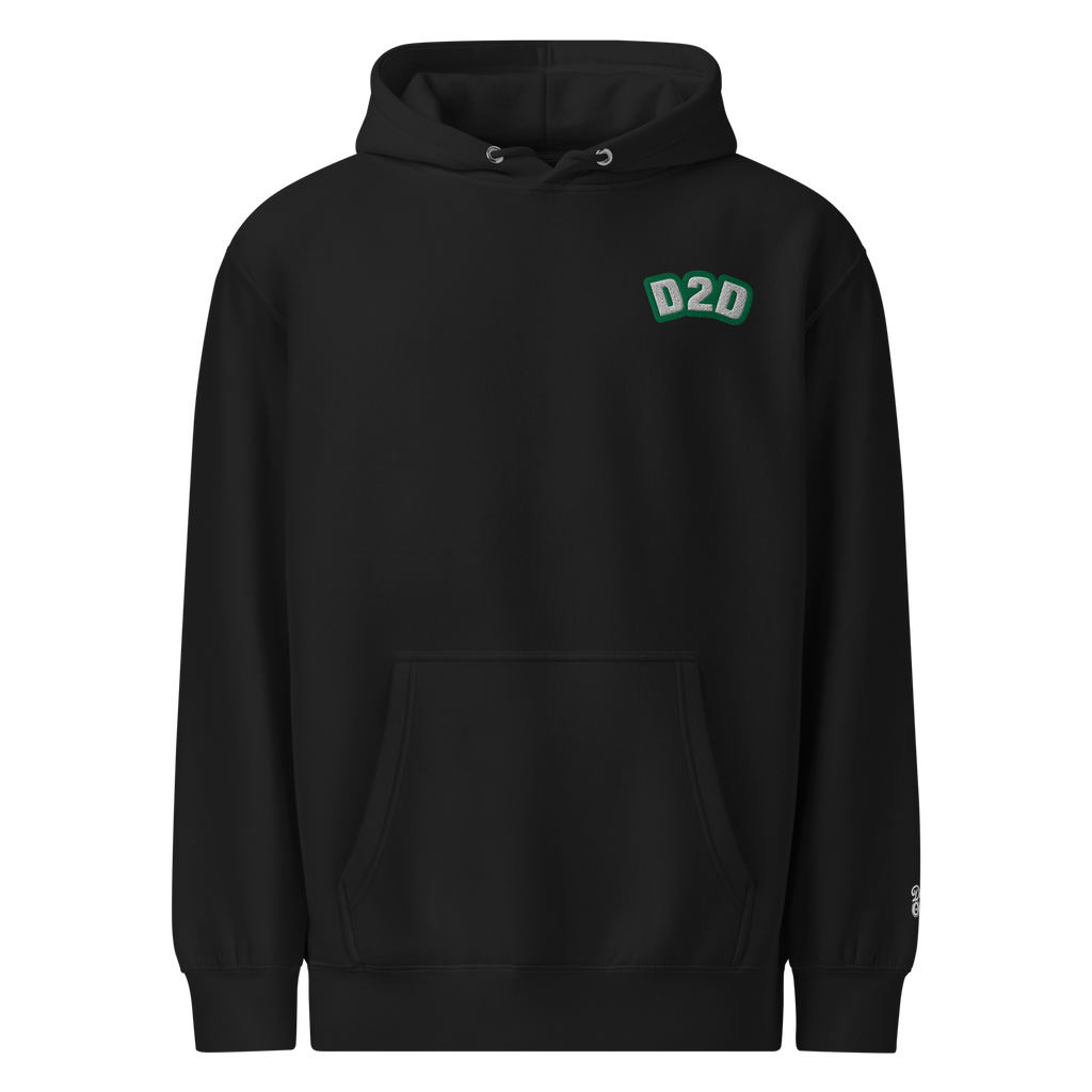 D2D Unisex premium mid-weight hoodie
